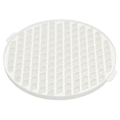 Patisse ruitvorm vlaaistans ø 30 cm kunststof wit