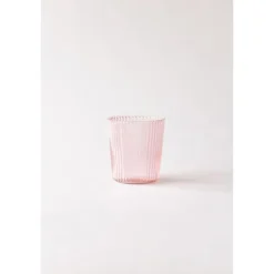 Paveau drinkglas 250 ml borosilicaatglas Pink 4 stuks