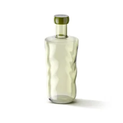 Paveau Swirl Bottle 750 ml borosilicaatglas Moss