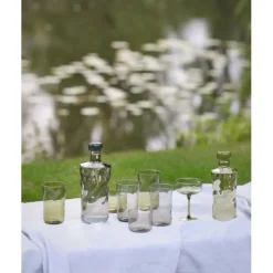 Paveau Swirl Karaf 1,25 liter borosilicaatglas Mist