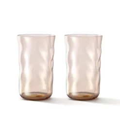 Paveau Swirl longdrinkglazen glas Glow 2 stuks