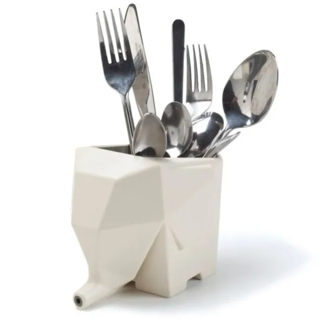 Peleg Jumbo Drainer afdruipbak 14,5 x 10 x 11,7 cm kunststof crème