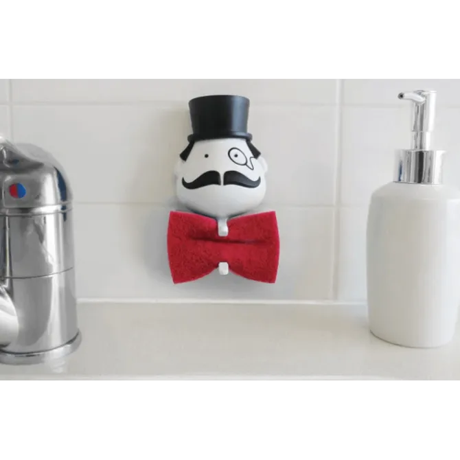 Peleg Mr. Sponge schuursponshouder kunststof zwart
