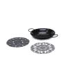 Peleg TriveTile - Charcoal onderzetter silicone 3-delig