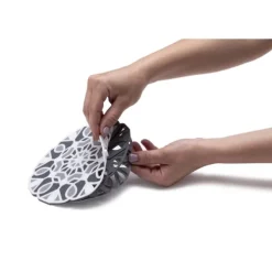 Peleg TriveTile - Charcoal onderzetter silicone 3-delig
