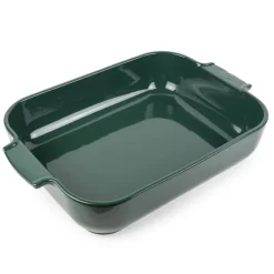 Peugeot Appolia rechthoekige ovenschaal 32 cm keramiek bosgroen