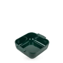 Peugeot Appolia vierkante ovenschaal 21 cm keramiek bosgroen