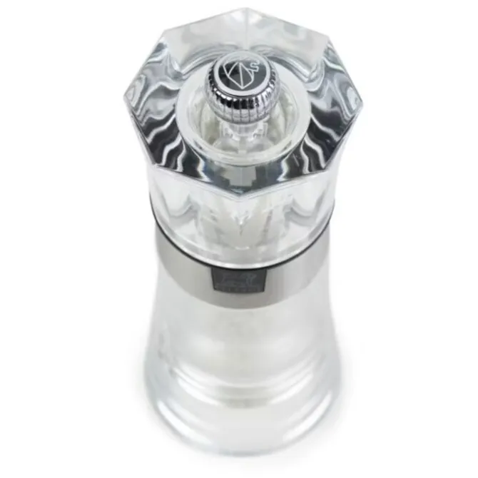 Peugeot Oslo Zirlion zoutmolen voor nat zeezout 14 cm acryl
