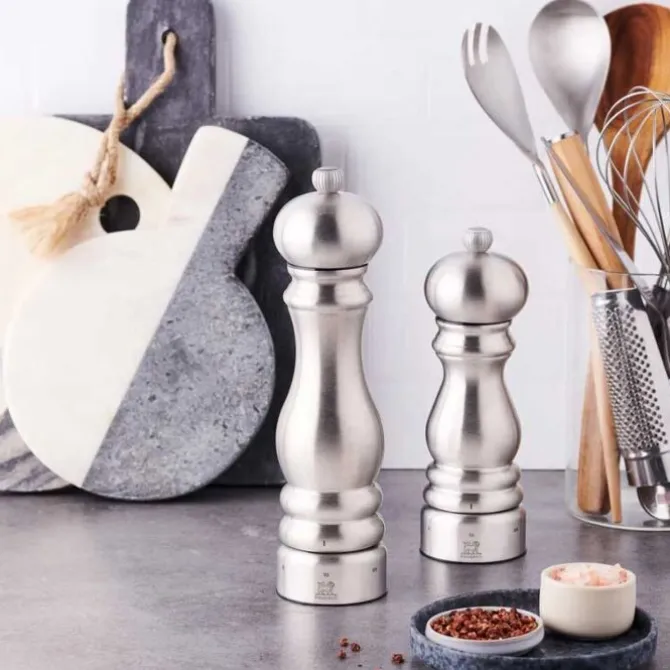 Peugeot Paris Chef Zirlion zoutmolen U-select 18 cm rvs