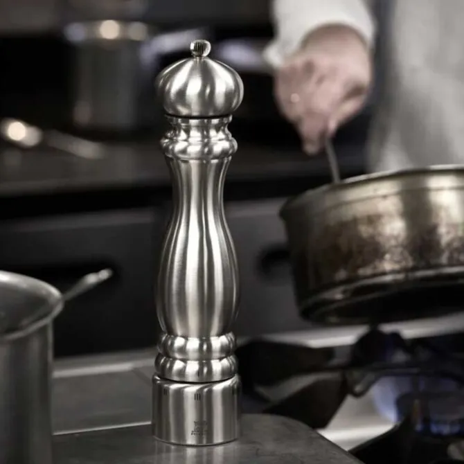 Peugeot Paris Chef Zirlion zoutmolen U-select 30 cm rvs