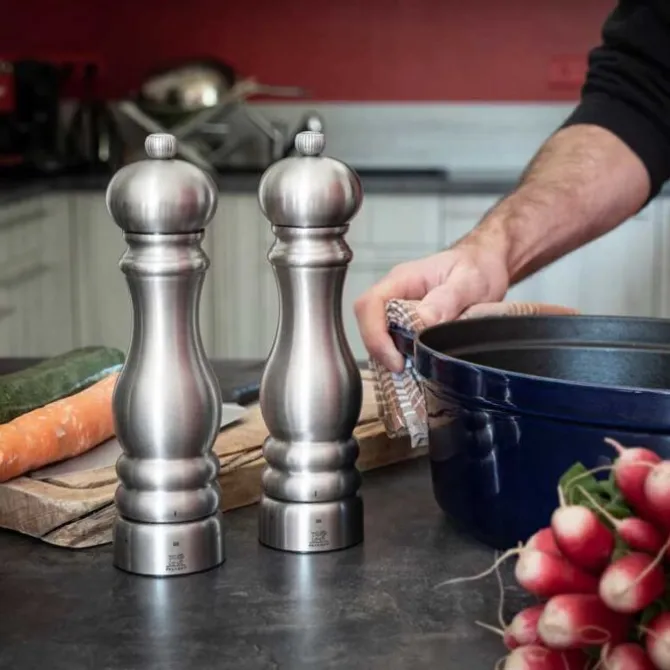 Peugeot Paris Chef Zirlion zoutmolen U-select 22 cm rvs