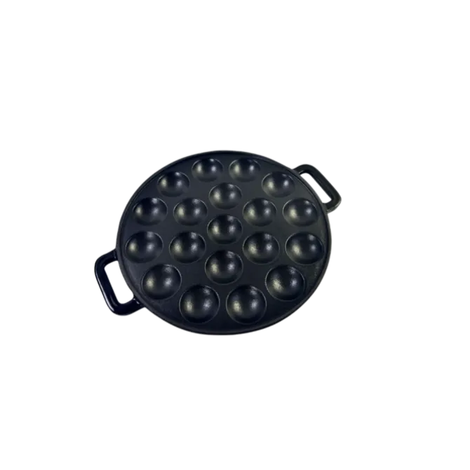 1821 poffertjespan ø 20 cm gietijzer zwart