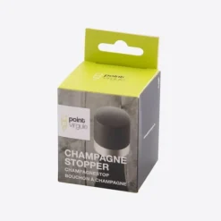 Point-Virgule champagnesluiter kunststof zilver