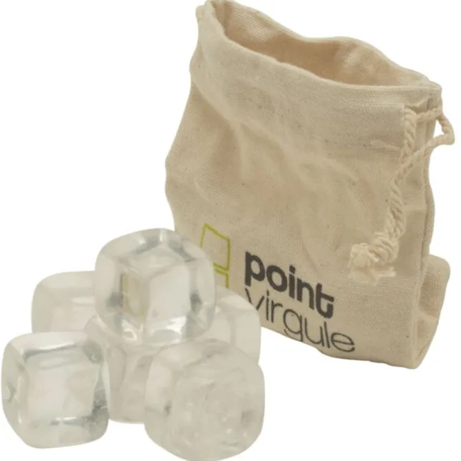 Point-Virgule Crystal Stones ijsblokjes met opbergzakje kris