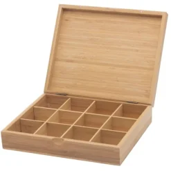 Point-Virgule theedoos 28 x 23 cm bamboe