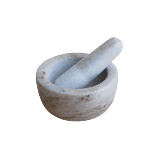 Point Virgule vijzel ø 12 cm marmer wit