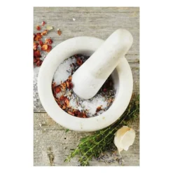 Point Virgule vijzel ø 12 cm marmer wit