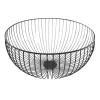 Point-Virgule Wire fruitmand ø 30 cm zwart