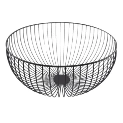 Point-Virgule Wire fruitmand ø 30 cm zwart