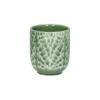 Pomax Lotus beker ø 7 cm porselein groen