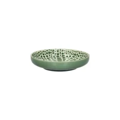 Pomax Lotus diep bord ø 20 cm porselein groen