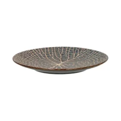 Pomax Lotus ontbijtbord ø 22 cm porselein brons