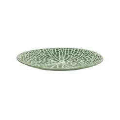 Pomax Lotus ontbijtbord ø 22 cm porselein groen