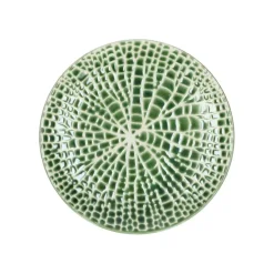 Pomax Lotus ontbijtbord ø 22 cm porselein groen