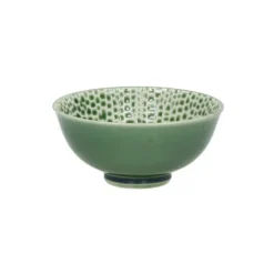 Pomax Lotus ontbijtkom ø 12 cm porselein groen