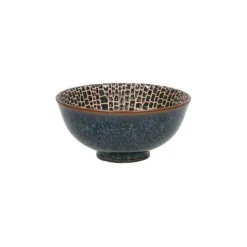Pomax Lotus ontbijtkom ø 12 cm porselein brons