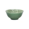 Pomax Lotus soepkom ø 15 cm porselein groen