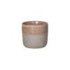Pomax Spiro beker ø 7 cm aardewerk poederroze