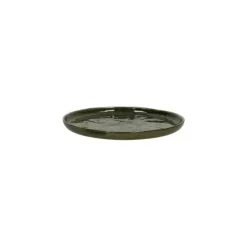 Pomax Spiro ontbijtbord ø 21 cm aardewerk groen
