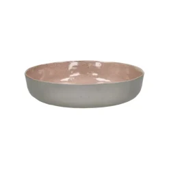 Pomax Spiro schaal ø 24 cm aardewerk poederroze