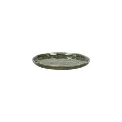 Pomax Spiro sideplate ø 12 cm aardewerk groen
