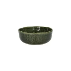 Pomax Spiro soepkom ø 16 cm aardewerk groen