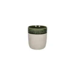 Pomax Spiro theebeker ø 8 cm aardewerk groen