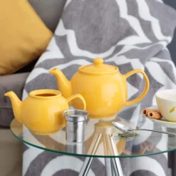 Price & Kensington theepot 2 kops 450 ml mosterdgeel