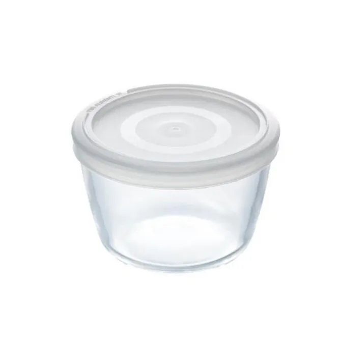 Pyrex Cook & Freeze ronde schaal met deksel 0,6 liter glas