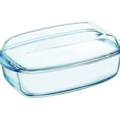 Pyrex ovenschaal met deksel 33 x 19 cm glas