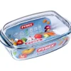 Pyrex ovenschaal met deksel 37 x 22 cm glas