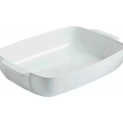 Pyrex ovenschaal 35 x 25 cm aardewerk wit