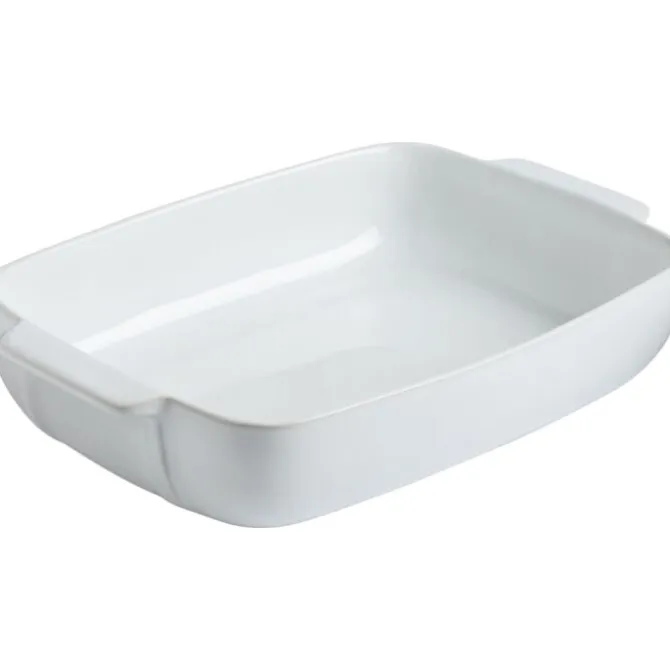 Pyrex ovenschaal 30 x 22 cm aardewerk wit