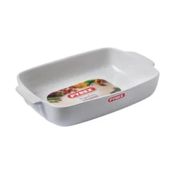 Pyrex ovenschaal 30 x 22 cm aardewerk wit