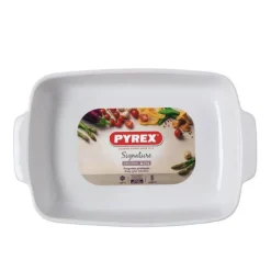 Pyrex ovenschaal 25 x 19 cm aardewerk wit