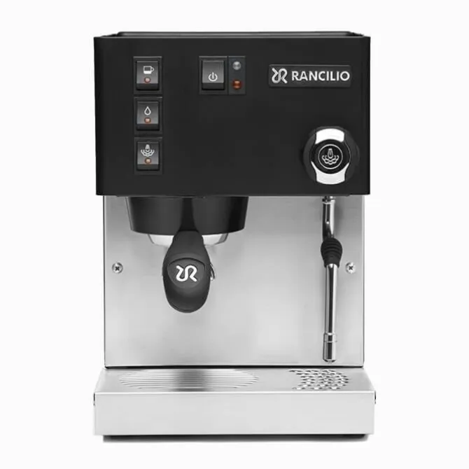 Rancilio Silvia espressomachine model V6 E rvs zwart
