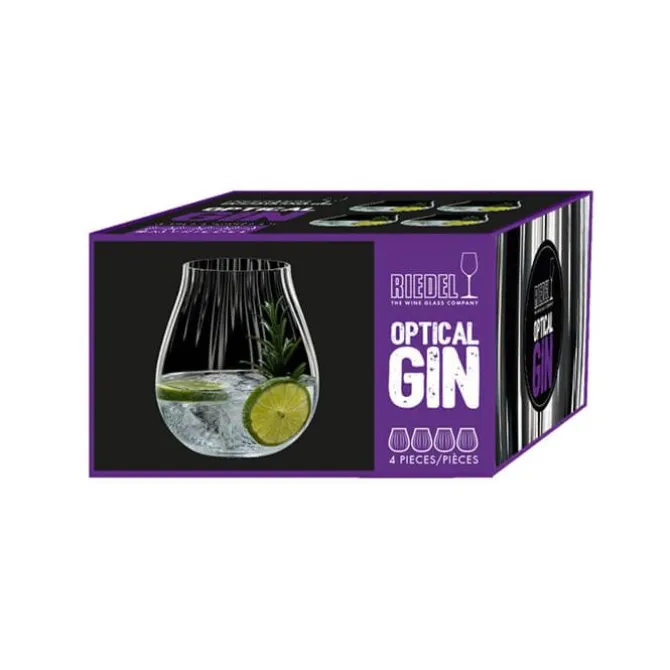 Riedel Optical 'O' gin set 760 ml kristalglas 4 stuks