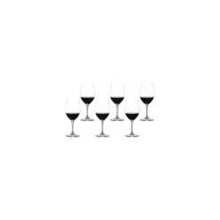 Riedel Vivant rode wijnglas 560 ml kristalglas 6 stuks