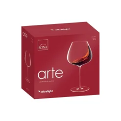 Rona Arte Burgundy wijnglas 880 ml kristalglas 2 stuks