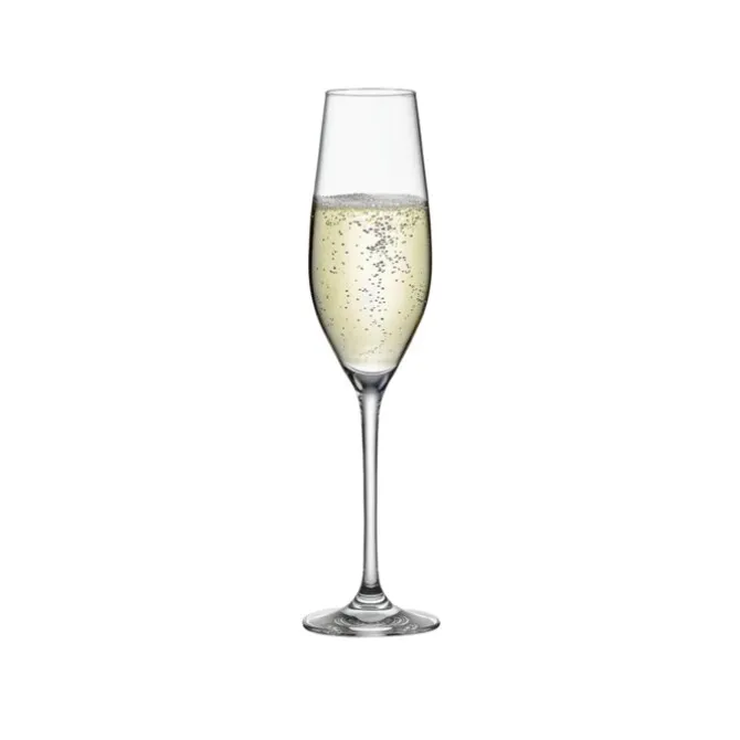 Rona Prestige Champagneflûte 210 ml kristalglas 6 stuks